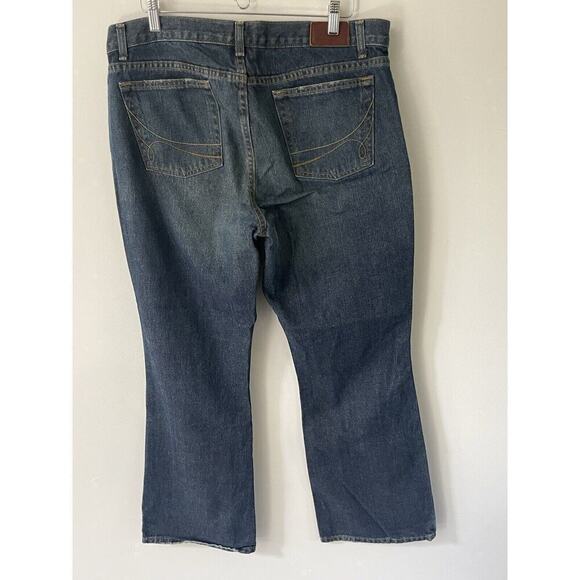 Calvin Klein Flare Jeans Womens Size 16 Blue Medium Wash Denim Mid Rise - Picture 5 of 13